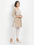 Sakshi & Jinal in Chikankari Hand embroidery tunic-Brown